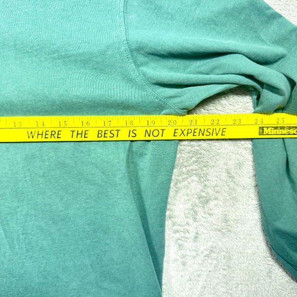 Eddie Bauer Men’s M Long Sleeve Crewneck Shirt Teal Seafoam Green Casual Tee - Picture 7 of 9